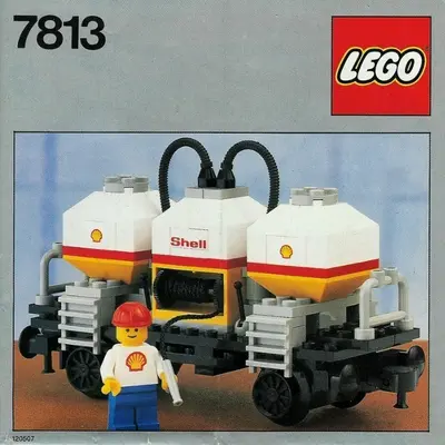 LEGO Trains 7813 Shell Tanker Wagon set, image 2