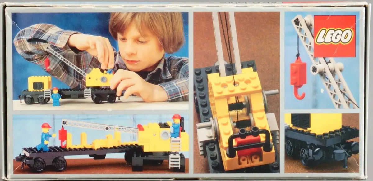 LEGO Trains 7814 Crane Wagon set, image 11