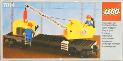 LEGO Trains 7814 Crane Wagon set