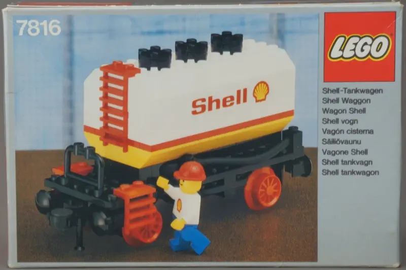 LEGO Trains 7816 Shell Tanker Wagon set