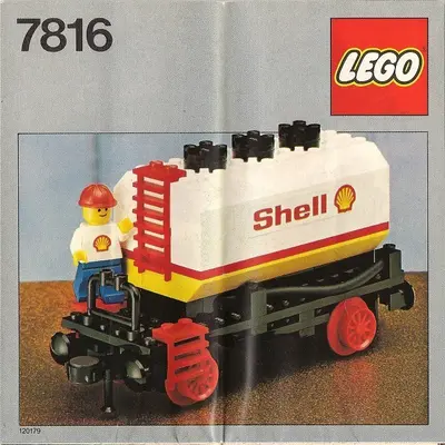 LEGO Trains 7816 Shell Tanker Wagon set, image 2
