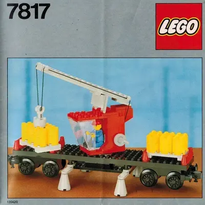 LEGO Trains 7817 Crane Wagon set, image 2