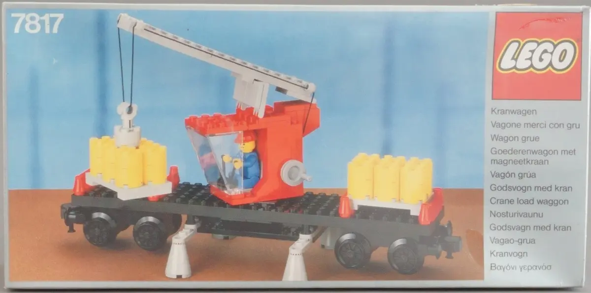 LEGO Trains 7817 Crane Wagon set