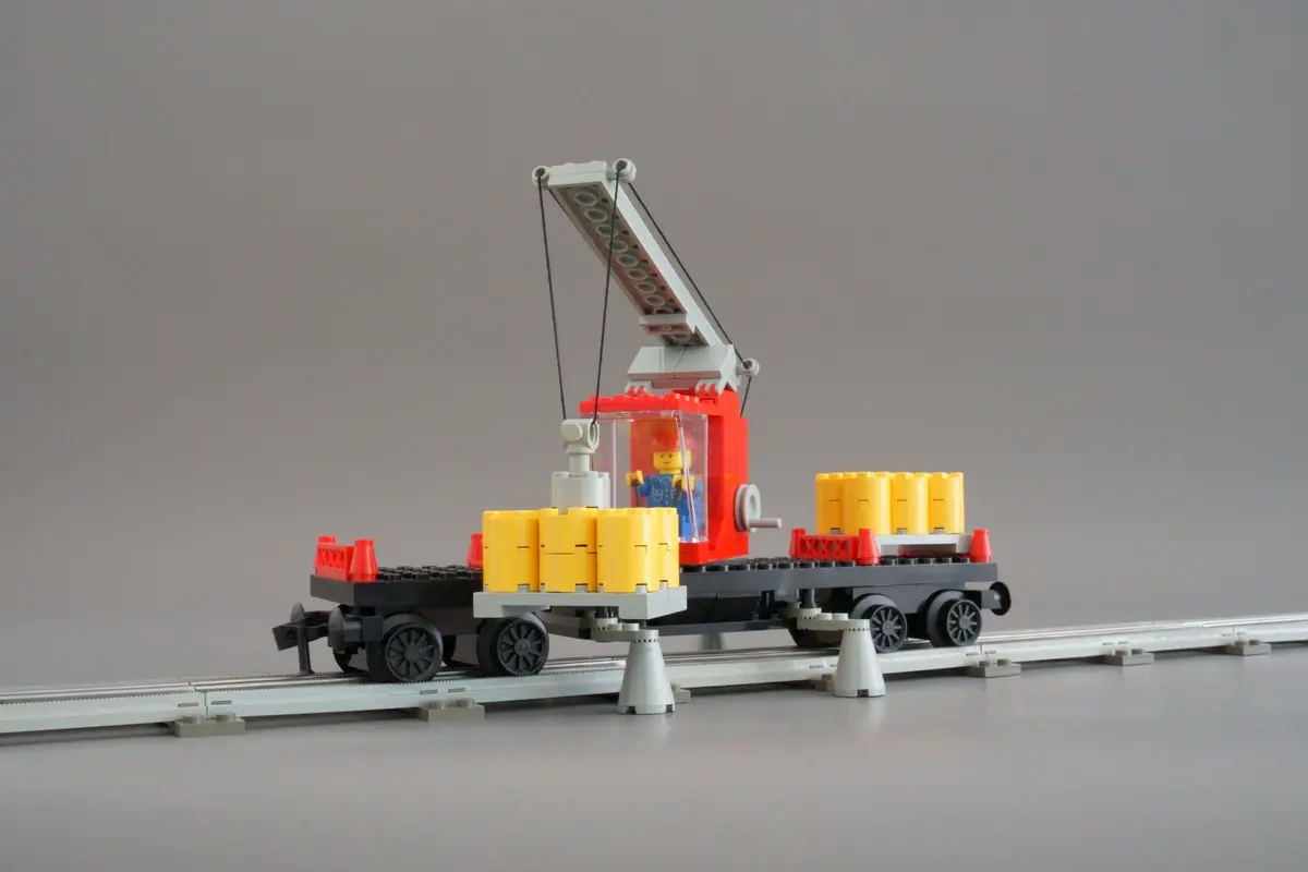 LEGO Trains 7817 Crane Wagon set, image 10