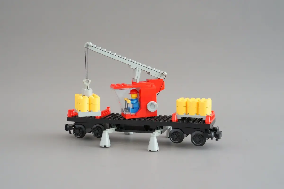 LEGO Trains 7817 Crane Wagon set, image 7