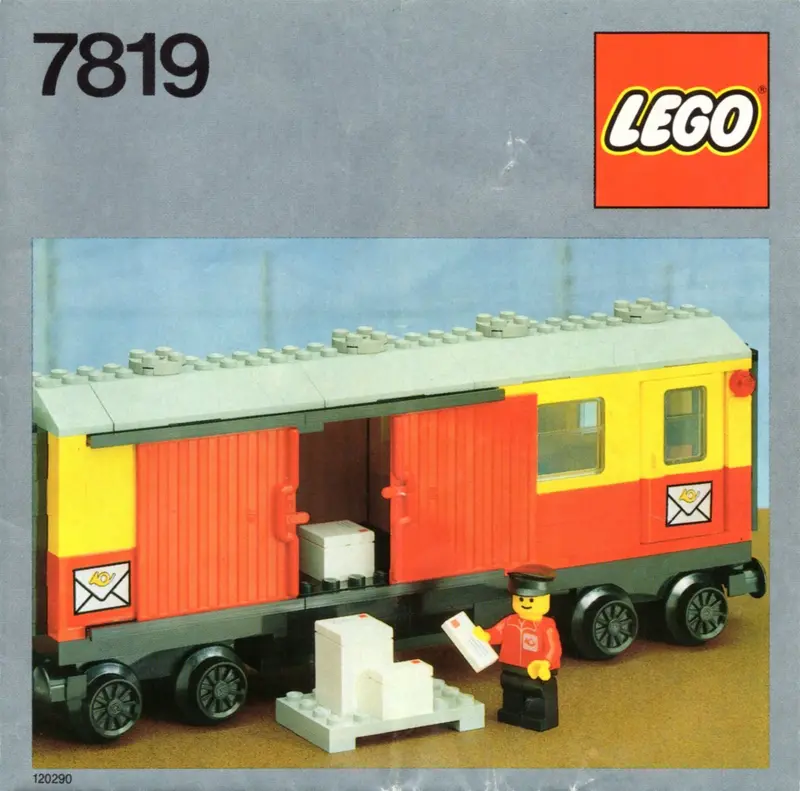 LEGO Trains 7819 Postal Container Wagon set