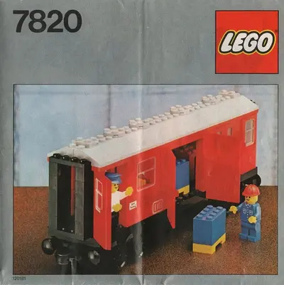 LEGO Trains 7820 Mail Van set