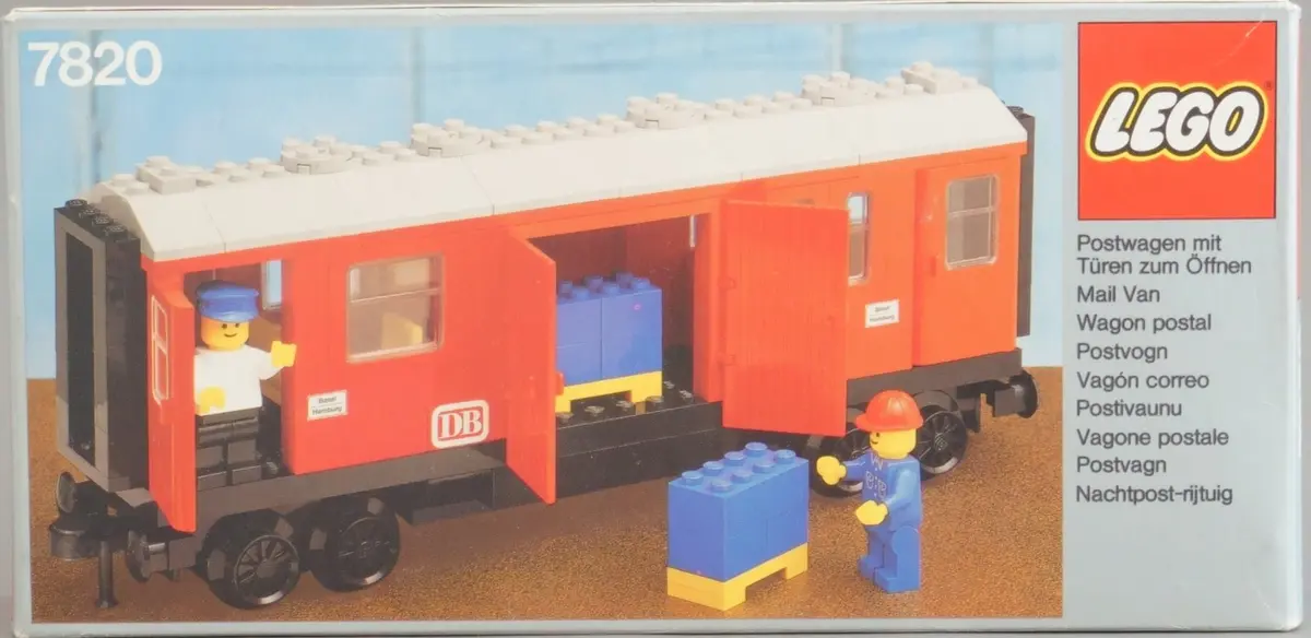 LEGO Trains 7820 Mail Van set, image 11