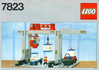 LEGO Trains 7823 Container Crane Depot set