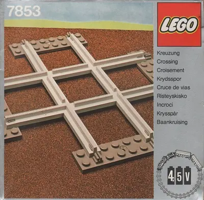 LEGO Trains 7853 Crossing, Grey 4.5V set, image 2