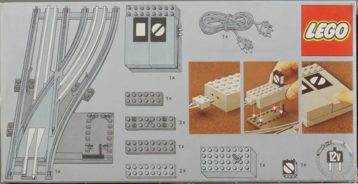LEGO Trains 7858 Remote Controlled Points Right 12V set, image 11
