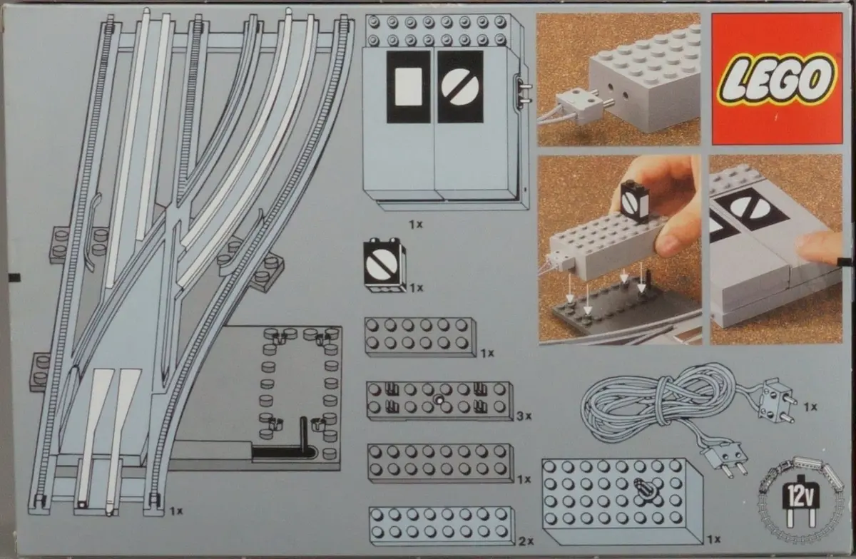 LEGO Trains 7858 Remote Controlled Points Right 12V set, image 13