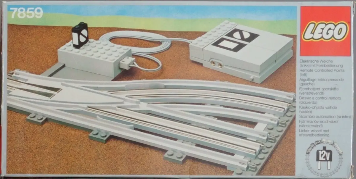 LEGO Trains 7859 Remote Controlled Points Left 12V set, image 3