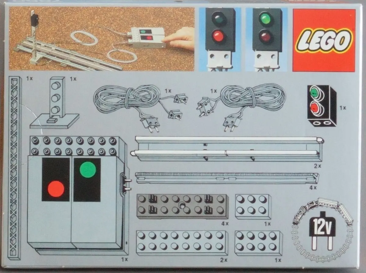 LEGO Trains 7860 Remote Controlled Signal 12V set, image 14