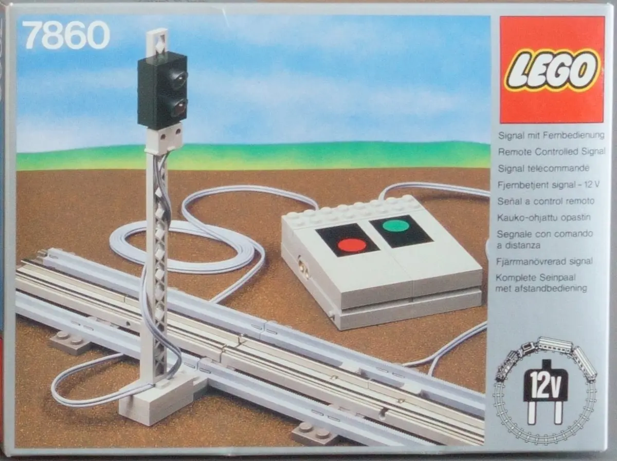 LEGO Trains 7860 Remote Controlled Signal 12V set, image 13