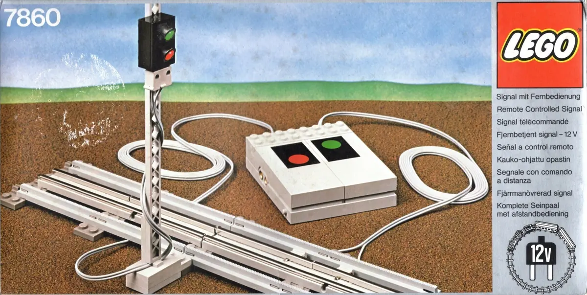 LEGO Trains 7860 Remote Controlled Signal 12V set, image 3