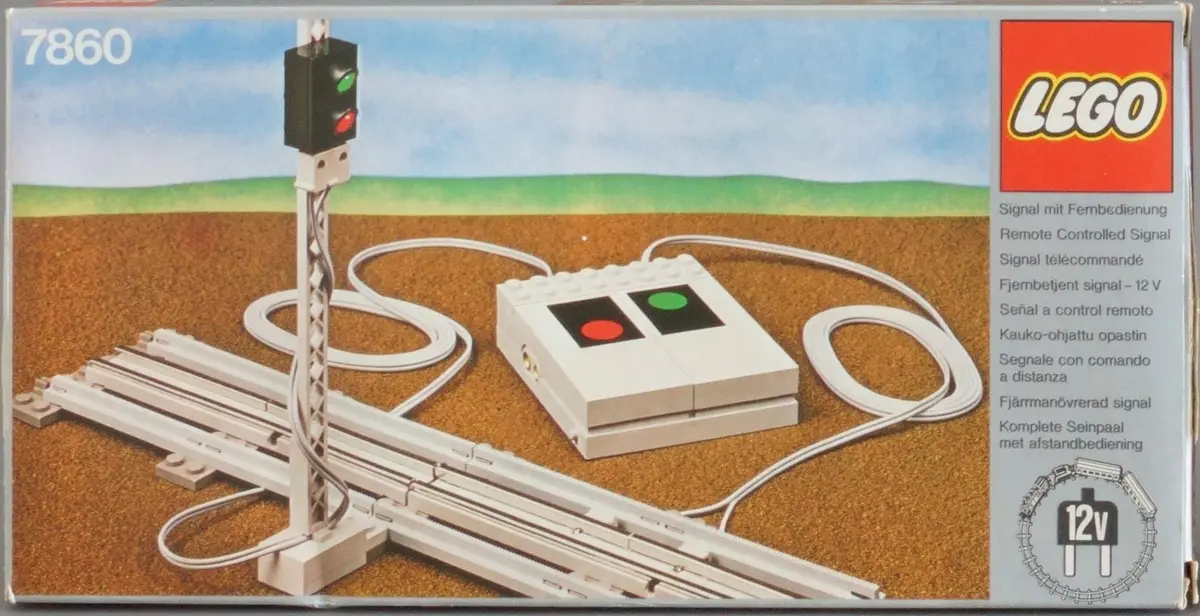 LEGO Trains 7860 Remote Controlled Signal 12V set, image 11