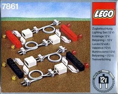 LEGO Trains 7861 Lighting Set Electric 12V set, image 2