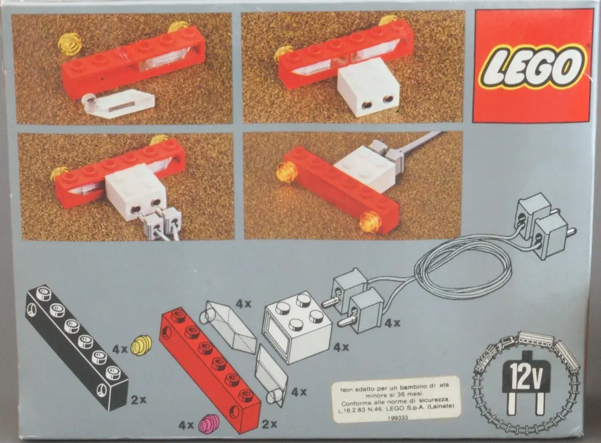 LEGO Trains 7861 Lighting Set Electric 12V set, image 10