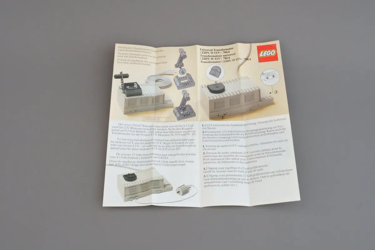 LEGO Trains 7864 Transformer / Speed Controller 12V set, image 12