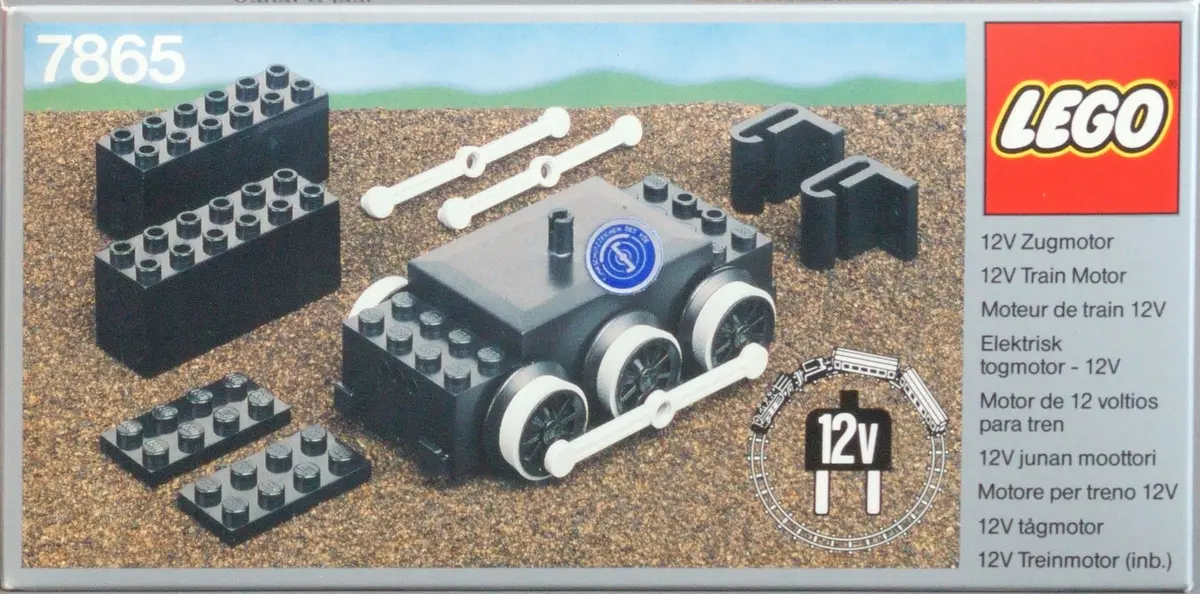 LEGO Trains 7865 Motor Replacement Unit for Battery or Motor-Less Trains 12V set, image 13