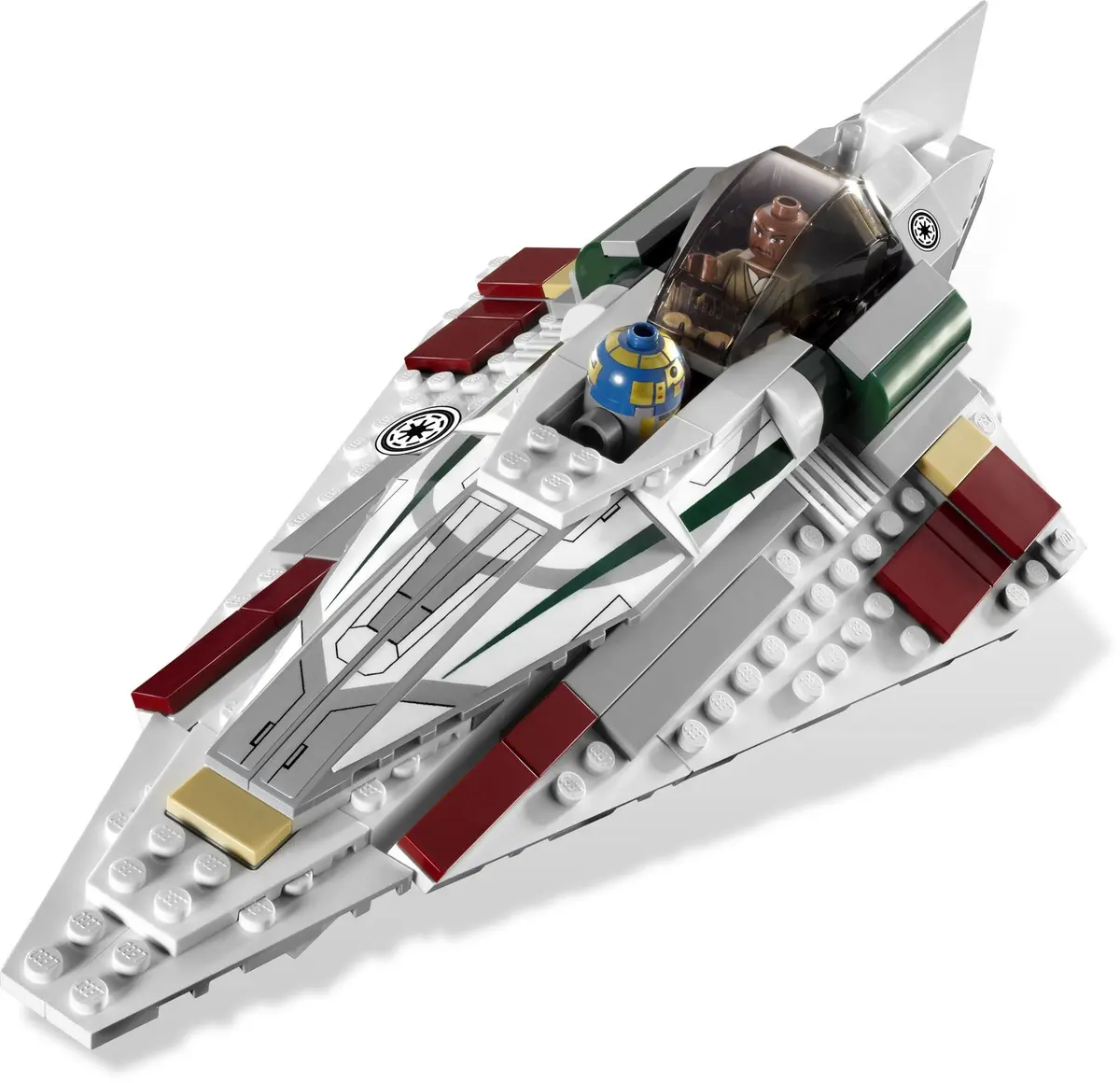 LEGO Star Wars 7868 Mace Windu's Jedi Starfighter set, image 12