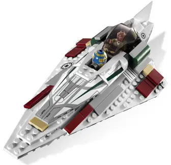 LEGO Star Wars 7868 Mace Windu's Jedi Starfighter set, image 5
