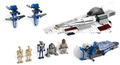 LEGO Star Wars 7868 Mace Windu's Jedi Starfighter set, image 2
