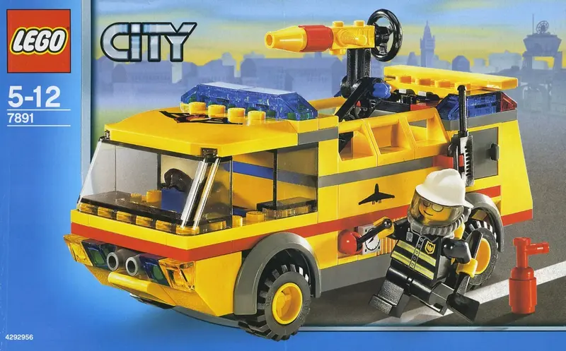 LEGO City 7891 Airport Fire Truck set