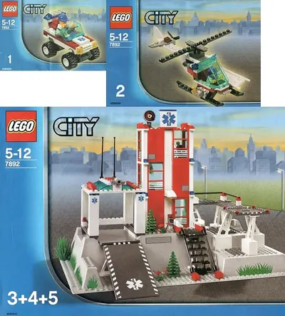 LEGO City 7892 Hospital set