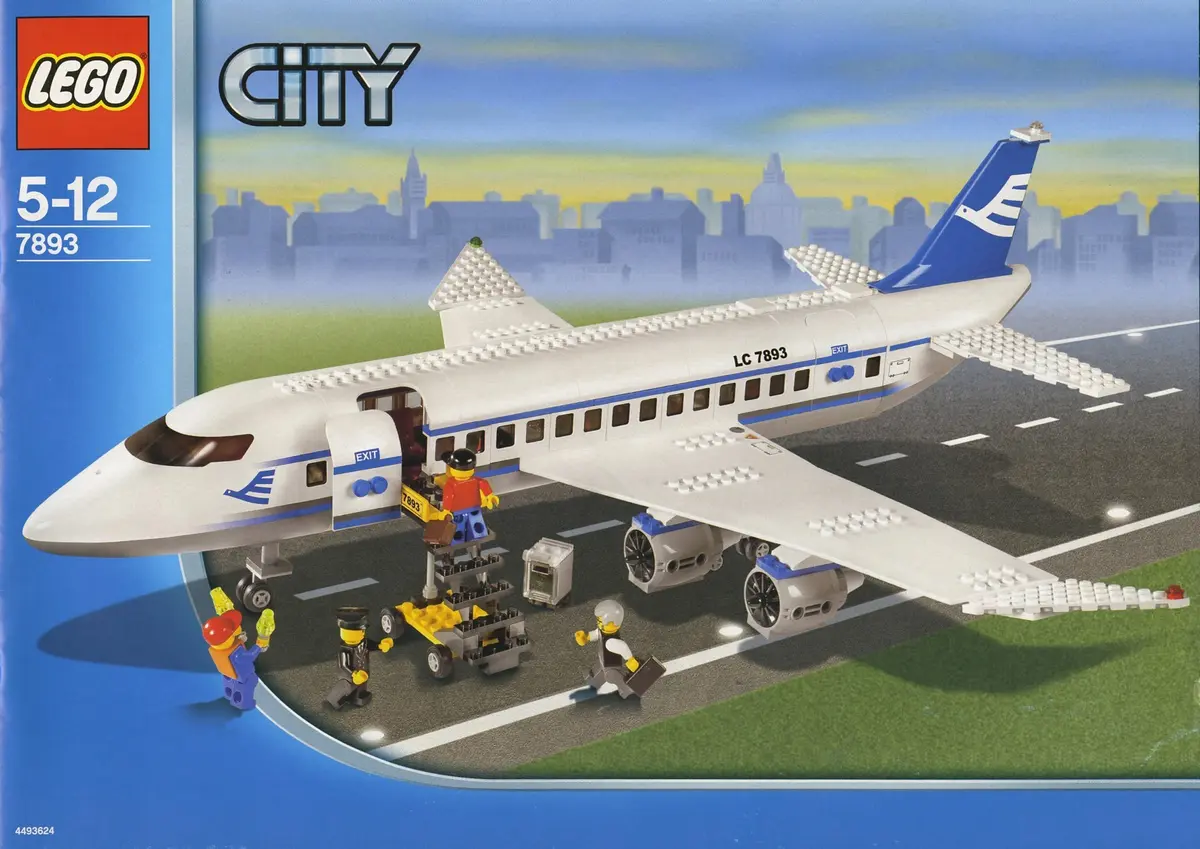 LEGO City 7893 Passenger Plane set