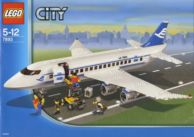 LEGO City 7893 Passenger Plane set