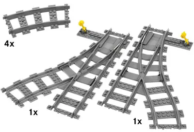 LEGO City 7895 Switching Tracks set, image 2