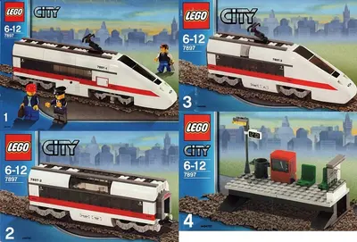 LEGO City 7897 Passenger Train set