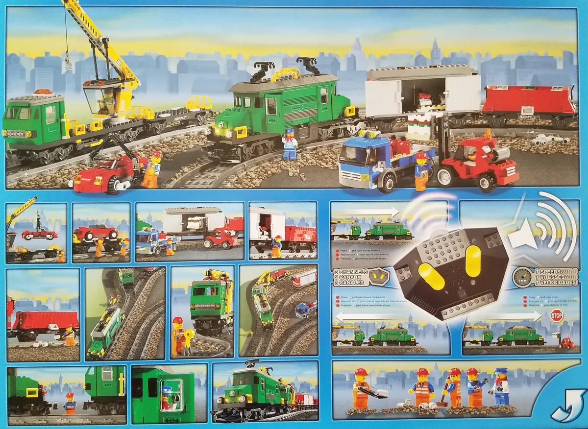 LEGO City 7898 Cargo Train Deluxe set, image 6