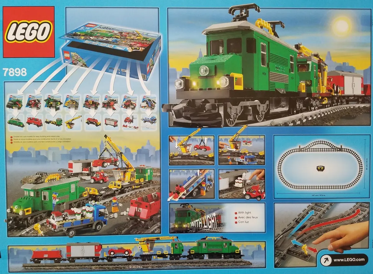 LEGO City 7898 Cargo Train Deluxe set, image 4