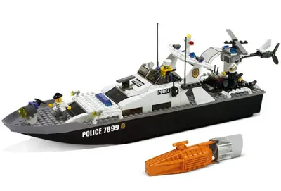 LEGO City 7899 Police Boat set, image 3
