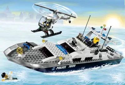 LEGO City 7899 Police Boat set, image 5