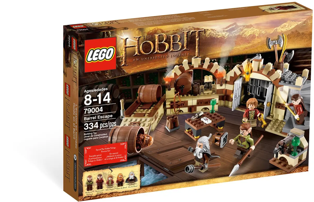 LEGO The Hobbit 79004 Barrel Escape set, image 2