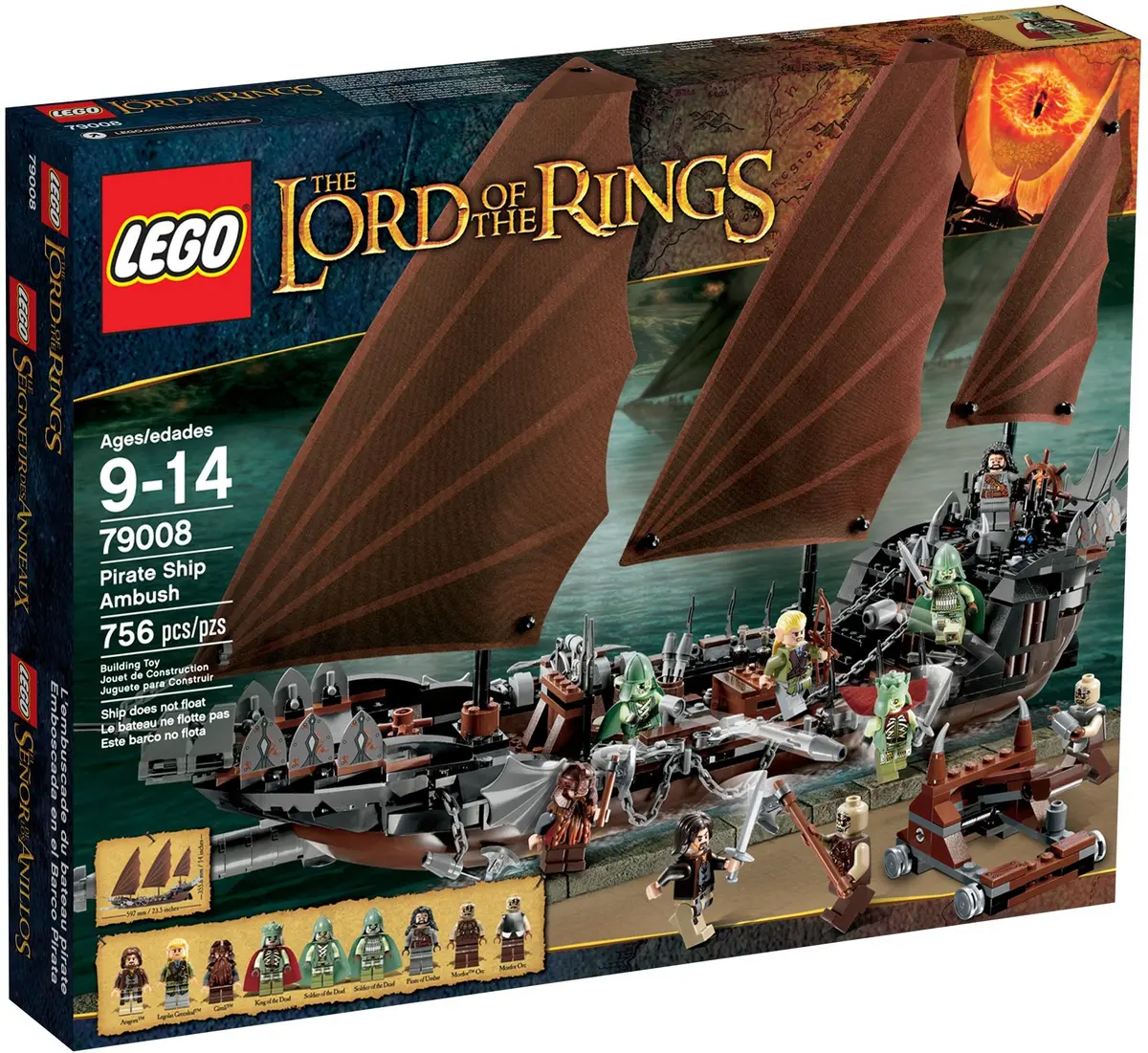 LEGO The Lord of the Rings 79008 Pirate Ship Ambush set, image 2