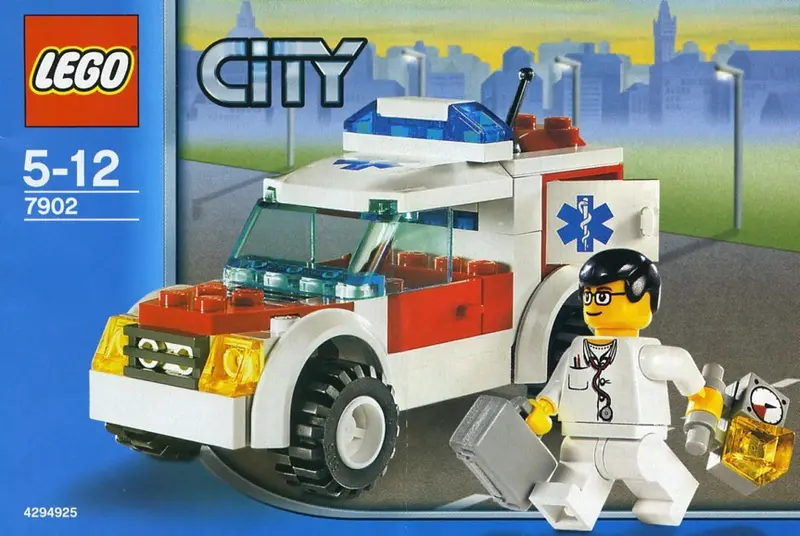 LEGO City 7902 Doctor's Car set