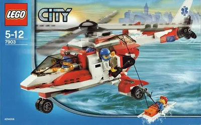 LEGO City 7903 Rescue Helicopter set