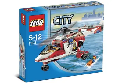LEGO City 7903 Rescue Helicopter set, image 3