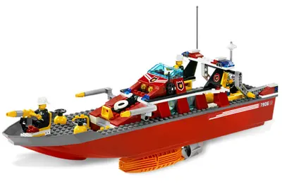 LEGO City 7906 Fireboat set, image 2