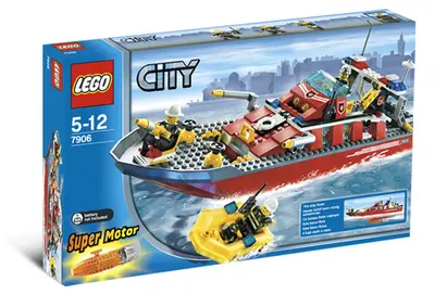 LEGO City 7906 Fireboat set, image 3