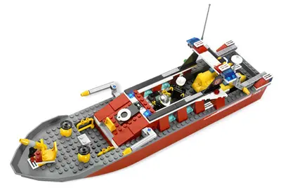 LEGO City 7906 Fireboat set, image 4