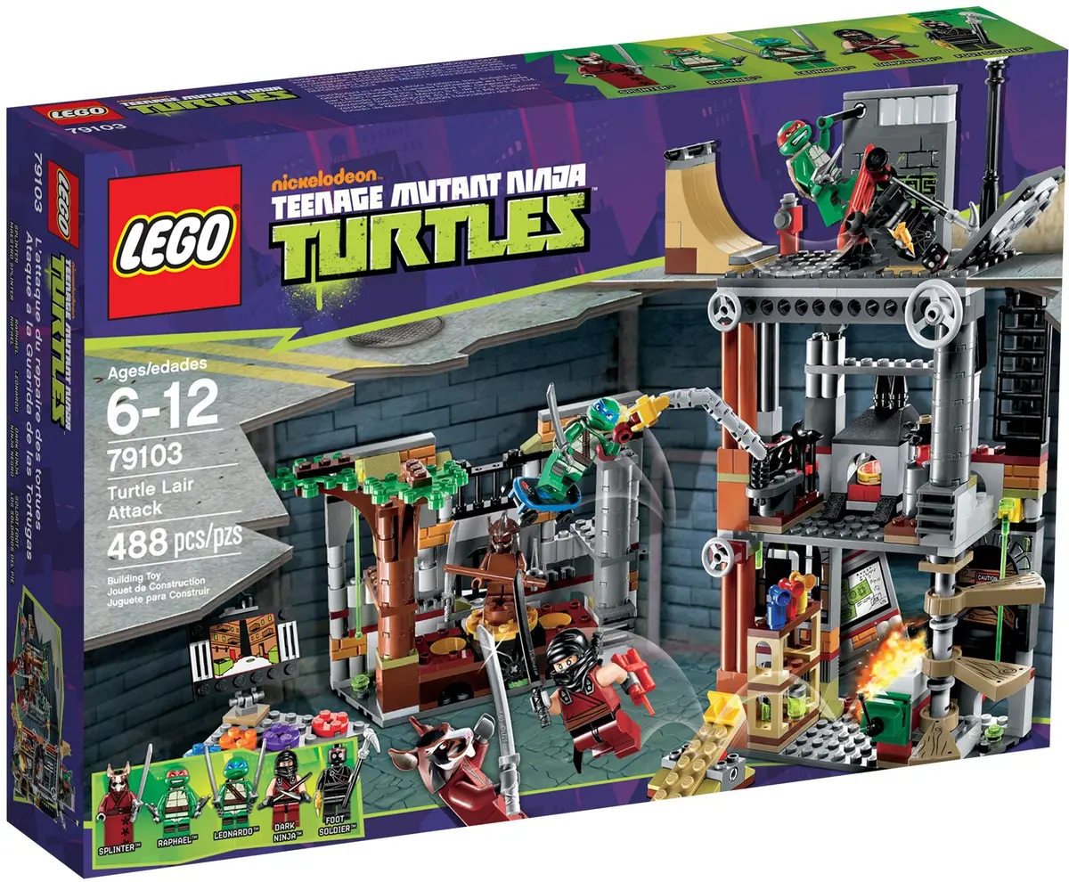 LEGO Teenage Mutant Ninja Turtles 79103 Turtle Lair Attack set, image 2