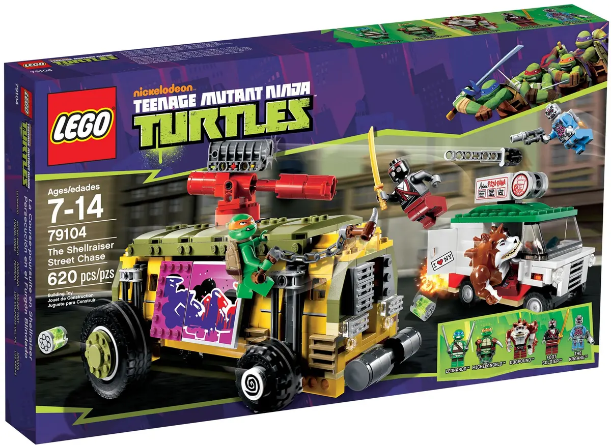 LEGO Teenage Mutant Ninja Turtles 79104 The Shellraiser Street Chase set, image 2