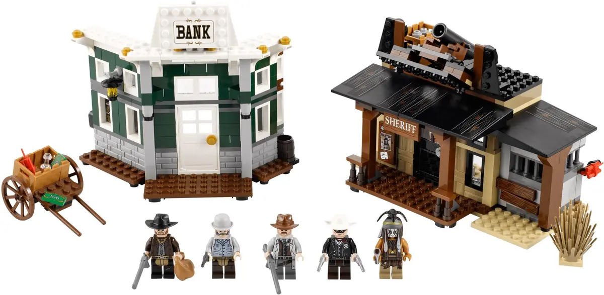 LEGO The Lone Ranger 79109 Colby City Showdown set