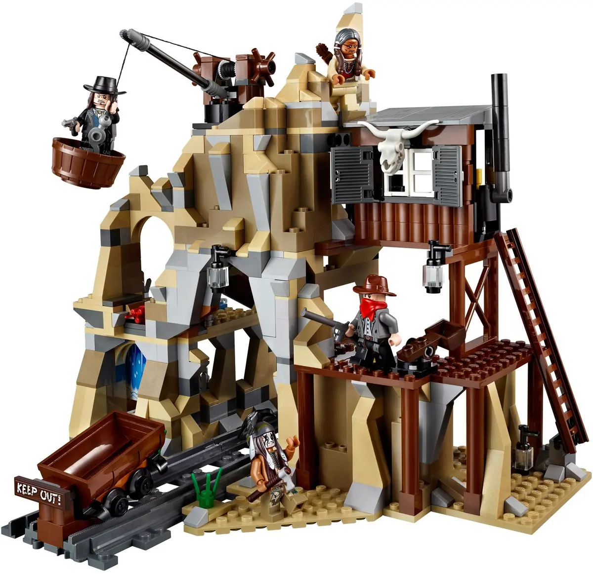 LEGO The Lone Ranger 79110 Silver Mine Shootout set, image 3